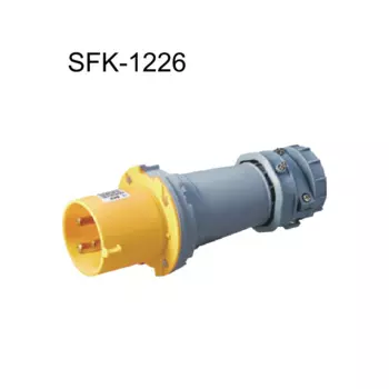 SFK-1226 63A 4h 110-130V 2P+E IP44 Быстрый промышленный разъем нового поколения