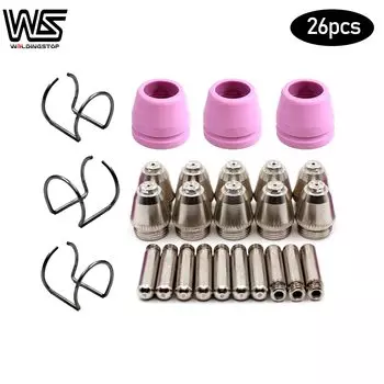 SG-55 AG-60 WSD60 WSD60P Плазменный резак Электрод Насадки Расходные материалы для SG55 AG60 PKG/26
