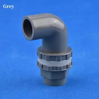 SgooHan белый ПВХ соединитель для аквариума 90° 16-50 мм