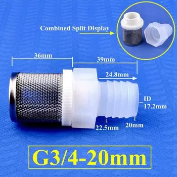 SgooHan Фильтр для насоса G3/4-6~25 мм