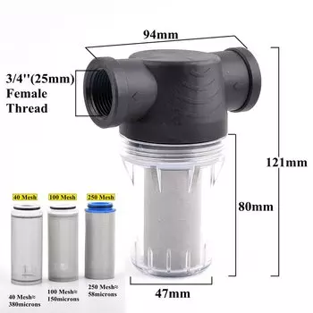 СgooHan Фильтр для воды 1/2", 3/4", 1"