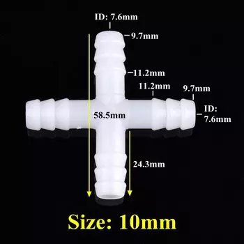 SgooHan PE крестовой соединитель для аквариума 8 мм 10 мм