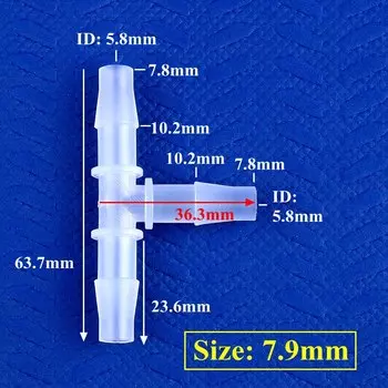 SgooHan пластиковые тройники для аквариума 1,6-15,8 мм
