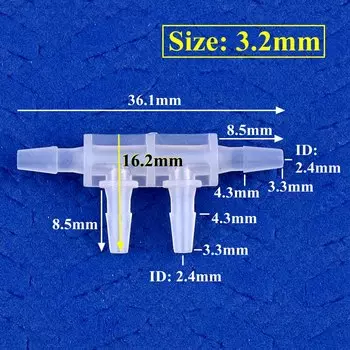 SgooHan Полипропиленовые боковые 4-ходовые разъемы для ирригационной системы