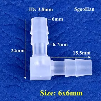 SgooHan Полипропиленовые коленчатые разъемы для аквариума 4-20 мм