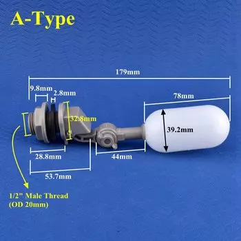 СgooHan поплавковый клапан 1/2 дюйма