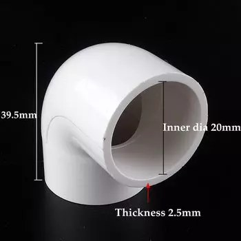 SgooHan ПВХ угловые соединители для полива 20-50 мм