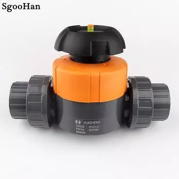 SgooHan UPVC Мембранный шаровой клапан для труб 20-63 мм