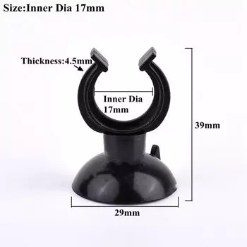 SgooHan зажимы для труб ПВХ 5~18 мм черные