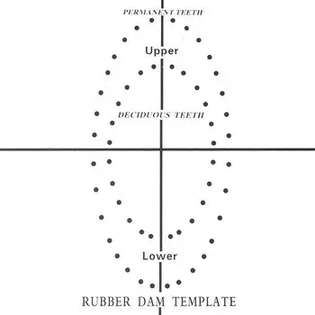 Стоматологический резиновый Дырокол плотины, шаблон барьерной доски, стоматологический лабораторный инструмент
