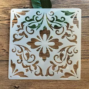 Шаблоны для мандал LouhuaMoban 15*15 см