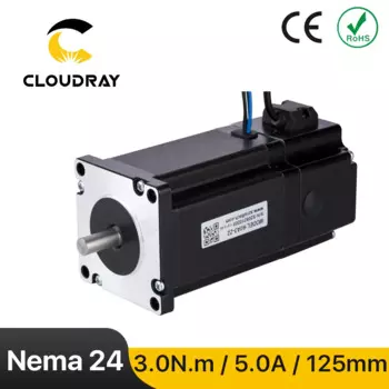 Шаговый электродвигатель Nema 24, 60 мм, 3 Нм, 4-проводной, 2-фазный, 60 шагов, 2-фазный для фрезерного станка с ЧПУ, гравировально-фрезерный станок, 3D-принтер