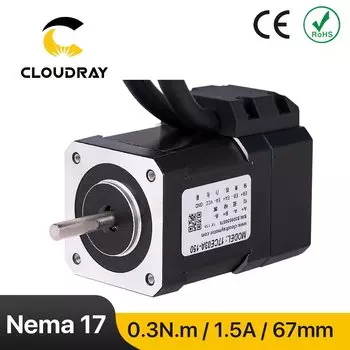 Шаговый двигатель Cloudray Nema 17 0.3нм