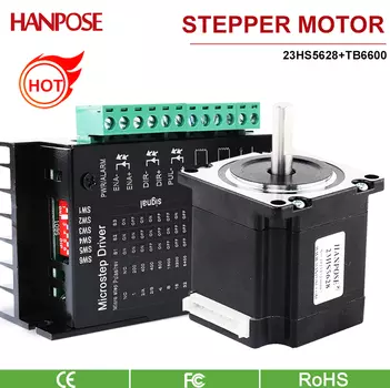 Шаговый двигатель HANPOSE 23HS5628 + драйвер TB6600 для 3D принтера