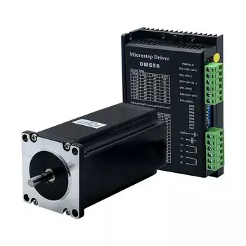 Шаговый двигатель HLTNC Nema23 57 мм 3 Нм с драйвером DM556 для фрезерного станка