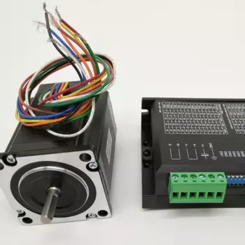 Шаговый двигатель Leadshine 57 573S15 и 3-фазный драйвер 3DM580 для режущего станка Co2