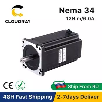 Шаговый двигатель Nema 34 12 Нм 34CS120FK-600