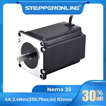 Шаговый двигатель STEPPERONLINE 23HS32-4004S 2.4 Нм