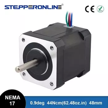 Шаговый двигатель STEPPERONLINE Nema 17 0,9° 44 Нсм