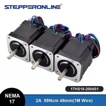 Шаговый двигатель STEPPERONLINE Nema 17 48 мм