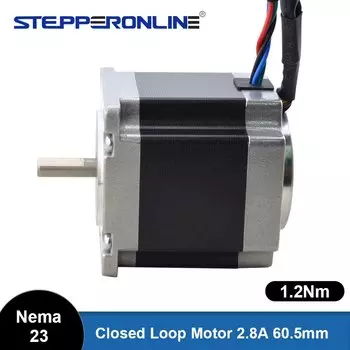 Шаговый двигатель STEPPERONLINE Nema 23 1.2 Нм с магнитным энкодером