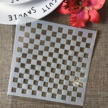 Шахматная доска трафарет TIAMECH