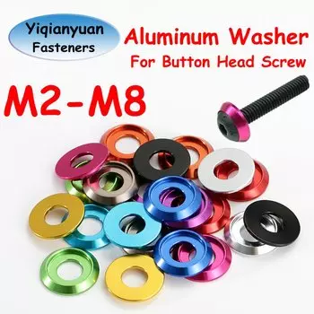 Шайбы Yiqianyuan алюминиевые M2-M8