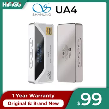 SHANLING UA4 MQA Портативный USB ЦАП Усилитель для наушников Hi-Res Audio ES9069Q 2 * RT6863 чипы PCM768 DSD512 Выход 3,5/4,4 мм