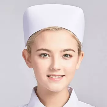 Шапка для медсестры, классическая белая кепка для работы в больнице, для женщин, кепка для косметолога, для леди