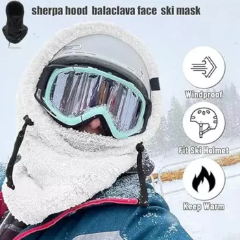 Шарф с капюшоном для катания на лыжах и пеших прогулок