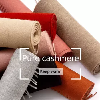 Шарф женский кашемировый, Осень-зима 2021