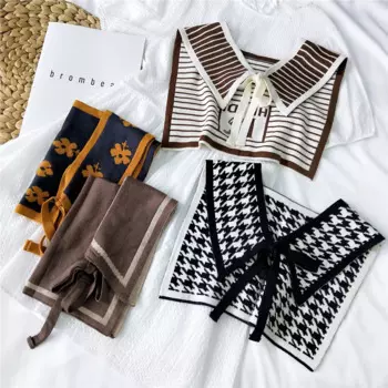 Шарф женский трикотажный кашемировый, Осень-зима