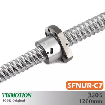 Шариковая гайка TBI Motion SFNU3205 C7 SFU3205 1200 мм, высокоточный фланец, аксессуары для ЧПУ, шпиндель с профессиональной резьбой