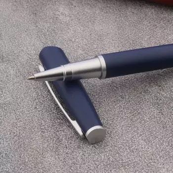 Шариковая ручка Chouxiongluwei синяя металлическая