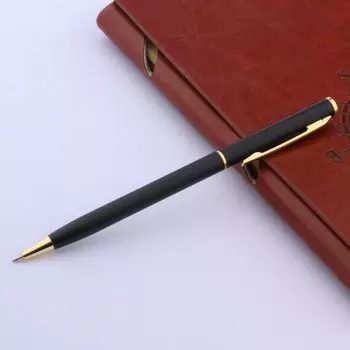 Шариковая ручка Jinhao черная металлическая