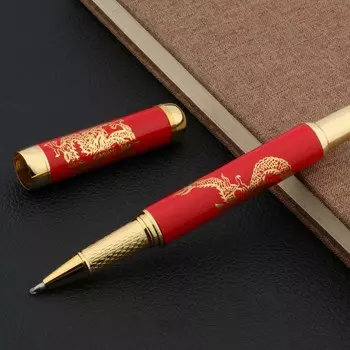 Шариковая ручка Jinhao керамическая красная