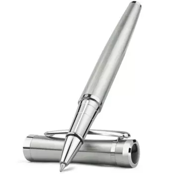 Шариковая ручка STONEGO классическая металлическая черная