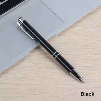 Шариковые ручки Baikingift G2, металлические, черные и синие, 0,7 мм, 2 шт.