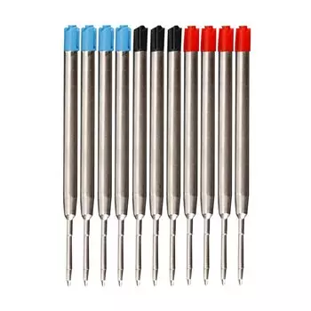 Шариковые ручки HE DAO, металлические, черные/синие/красные чернила