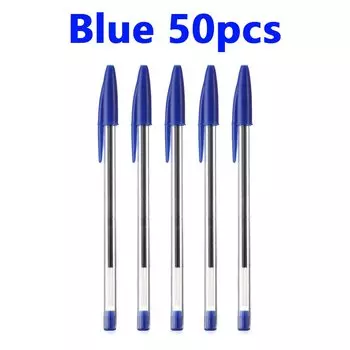 Шариковые ручки M&G пластиковые 1,0 мм синие, черные 50/100 шт