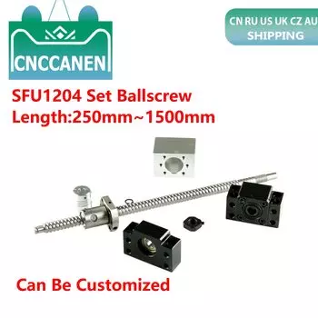 Шариковый винт SFU1204 CNCCAN 250-1500 мм