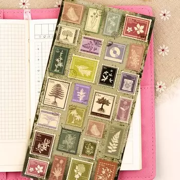 Шаркбанг наклейки винтажные еда и животные