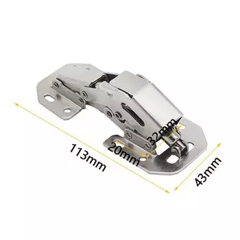 Шарнир для шкафа KK & FING, 90 градусов, без сверления отверстий, мягкий, закрытый, в форме моста, петли, мебельная фурнитура