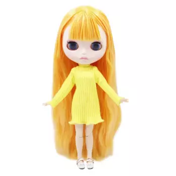 Шарнирная кукла ICY 1/6 с матовыми резными губами, белой кожей и 4 цветными глазами