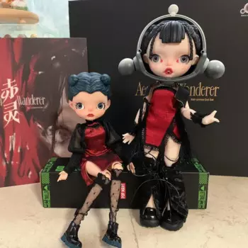 Шарнирная кукла, комплект шарнирных кукол, 28 см, панда X Jacoosun Bjd Aeon Wanderer, аниме фигурка, украшение, подарок на день Святого Валентина