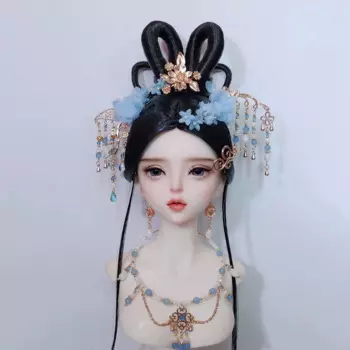 Шарнирная кукла в масштабе 1/6, 1/4, 1/3, китайский старинный костюм, аксессуары для волос, головной убор для MSD SD13 девочки SSDF A2050