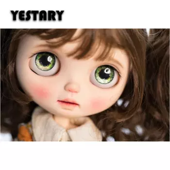 Шарнирная кукла YESTARY, 14 мм, глаза для 1/6 штук, аксессуары для рукоделия, ограниченное количество сверкающих цветных стеклянных глаз, чип для девочек