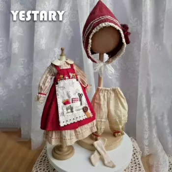 Шарнирная кукла YESTARY 1/6 Blythe Ob24, аксессуары для кукол, одежда, винтажные куклы, одежда, ткань, ткань для поделок, упаковка материалов для шарнирных кукол, Одежда для кукол