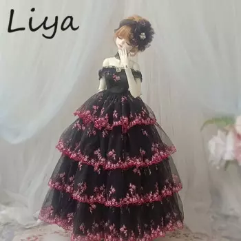 Шарнирное платье 1/3 1/4 SD MDD аксессуары для кукол игрушки «Nightingale» Одежда Бесплатная доставка