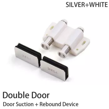 Шарниры двери imango для стекла серебристые